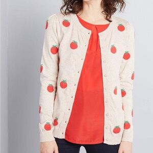 ModCloth Tomato Cardigan